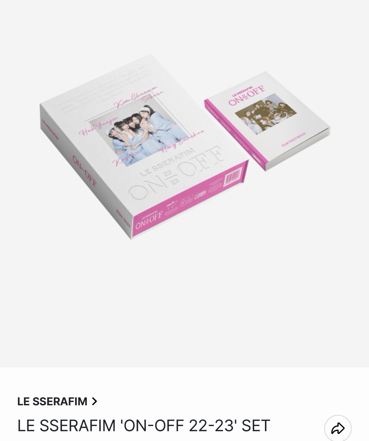 LE SSERAFIM22-23回憶錄set