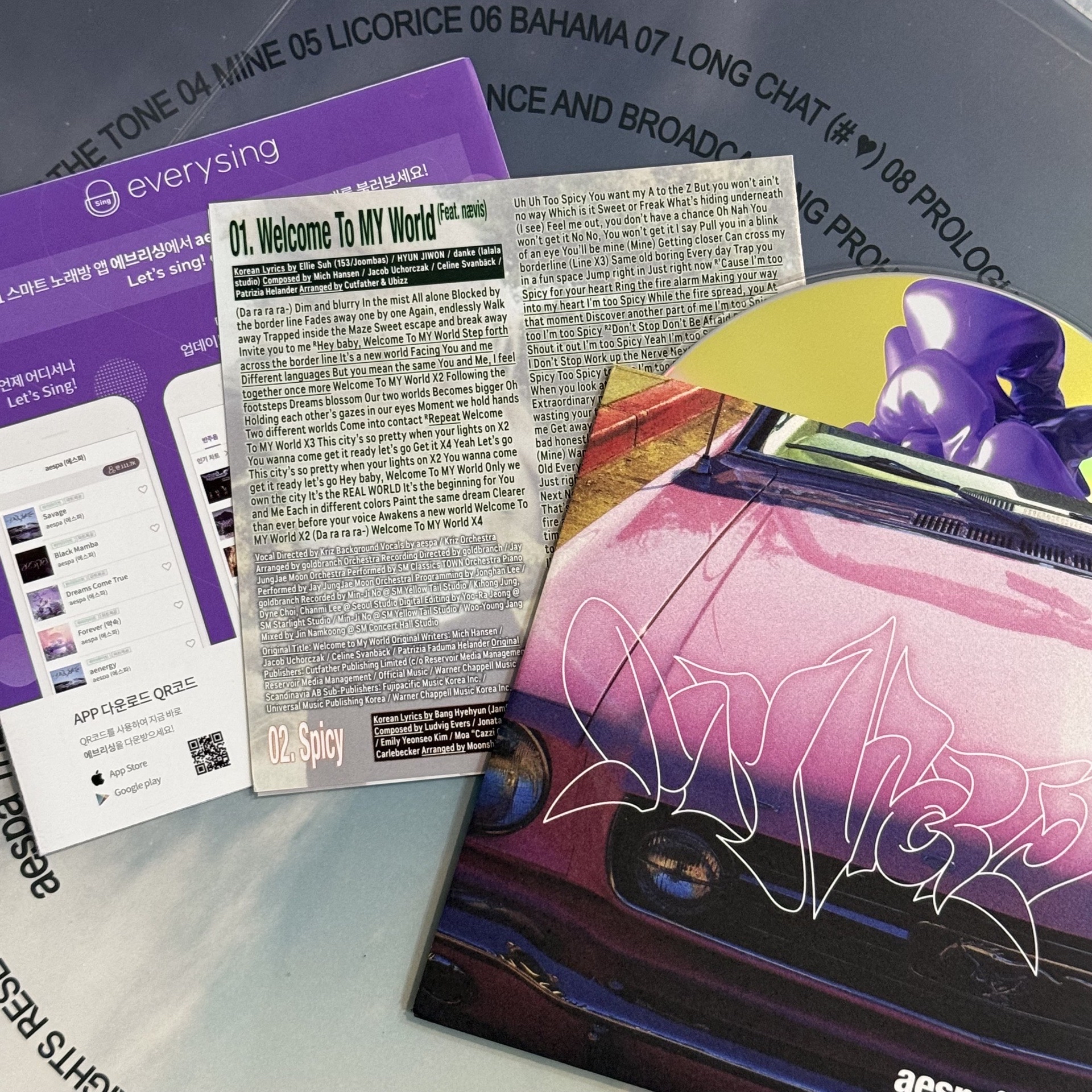 aespa MYWORLD target zine空專