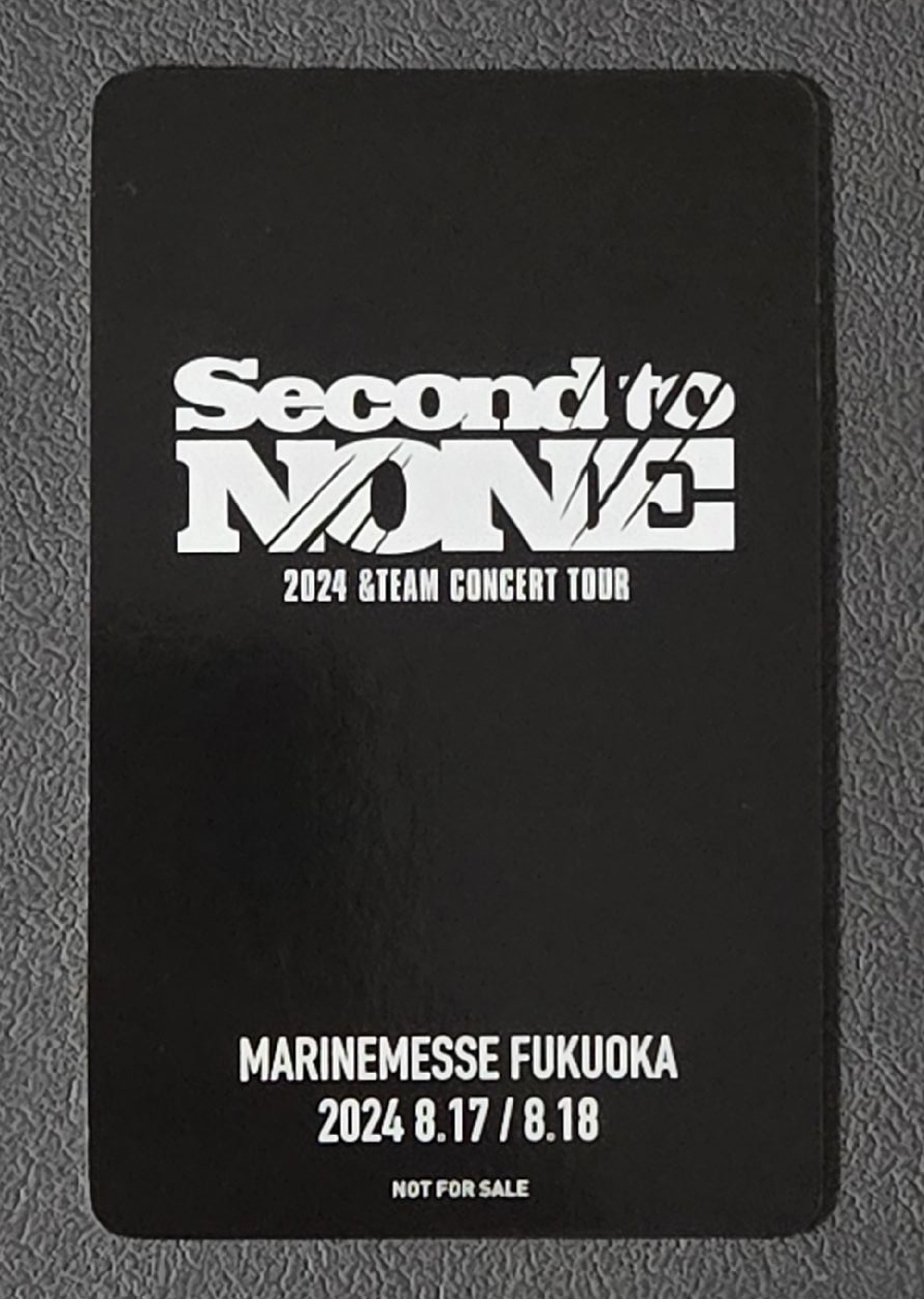 Second to NONE Nicholas福岡場限