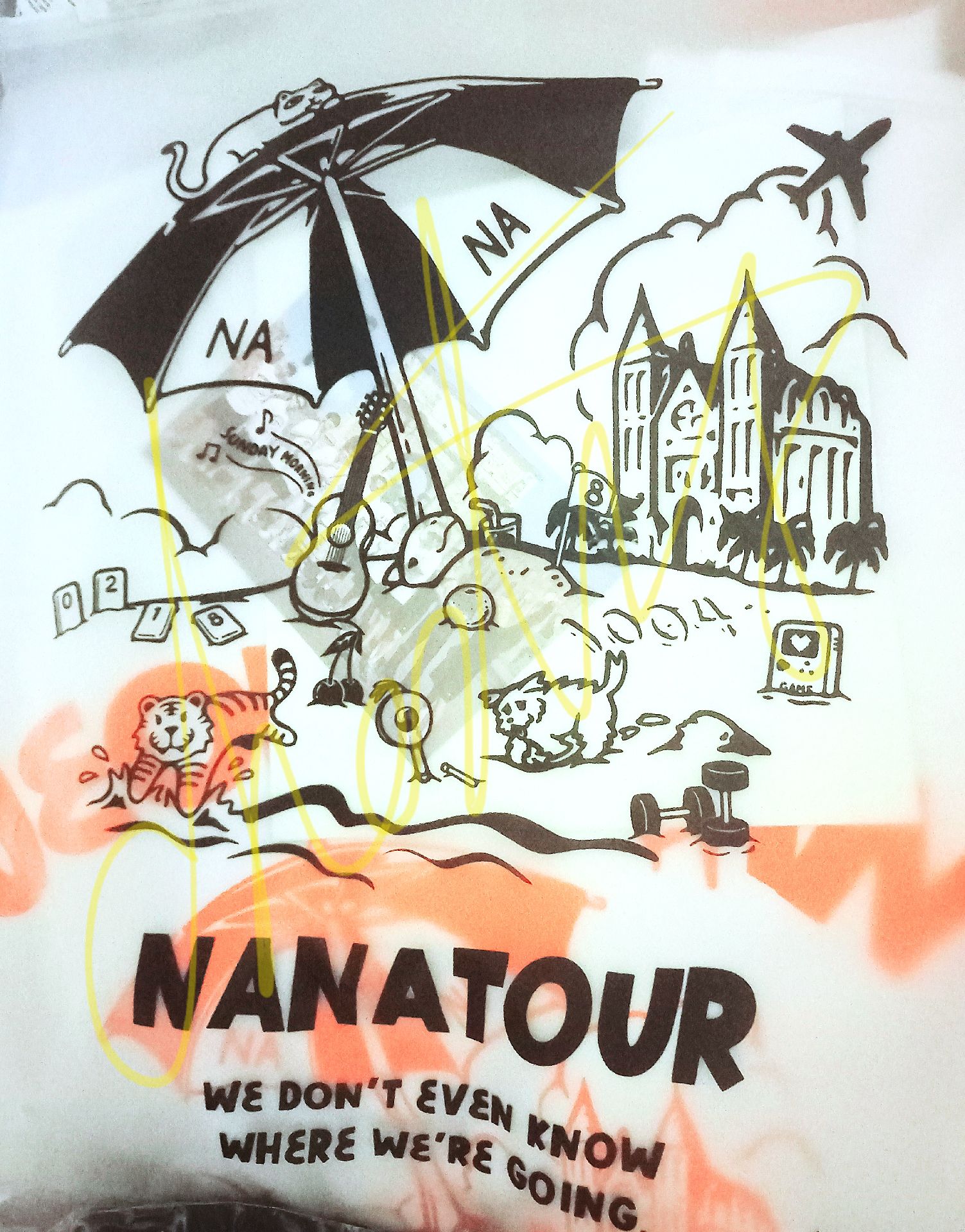 [現貨僅1件]Seventeen NaNa Tour T-SHIRT 淨漢 JEONGHAN 衣服