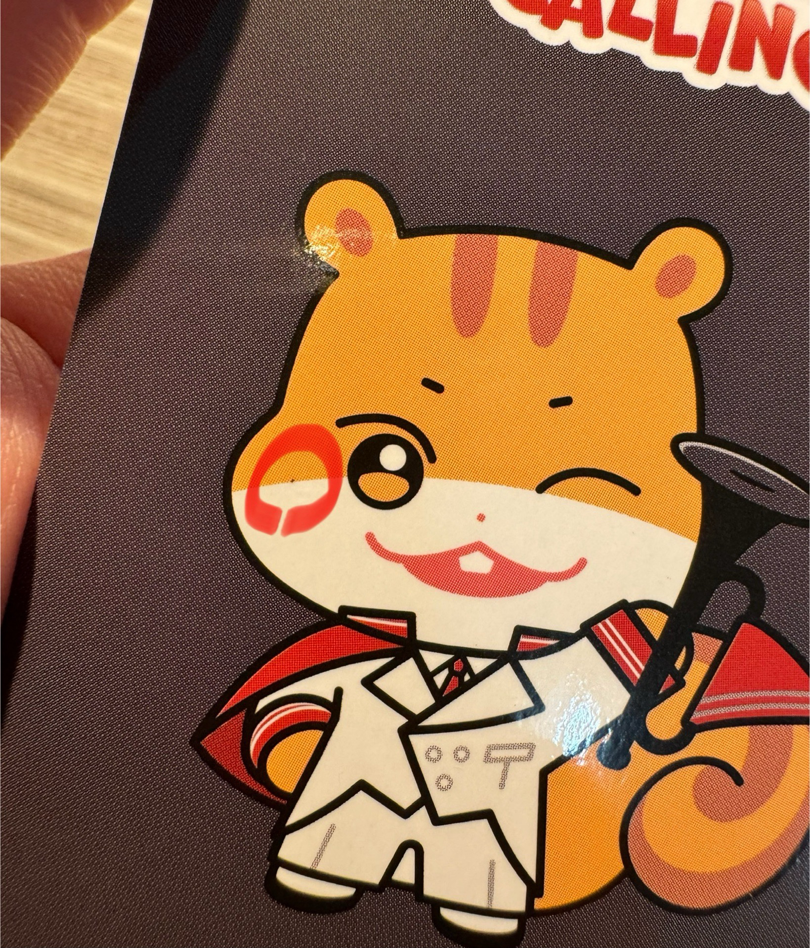 Calling快閃店 資料夾 弘中 小卡*1 證件照*2