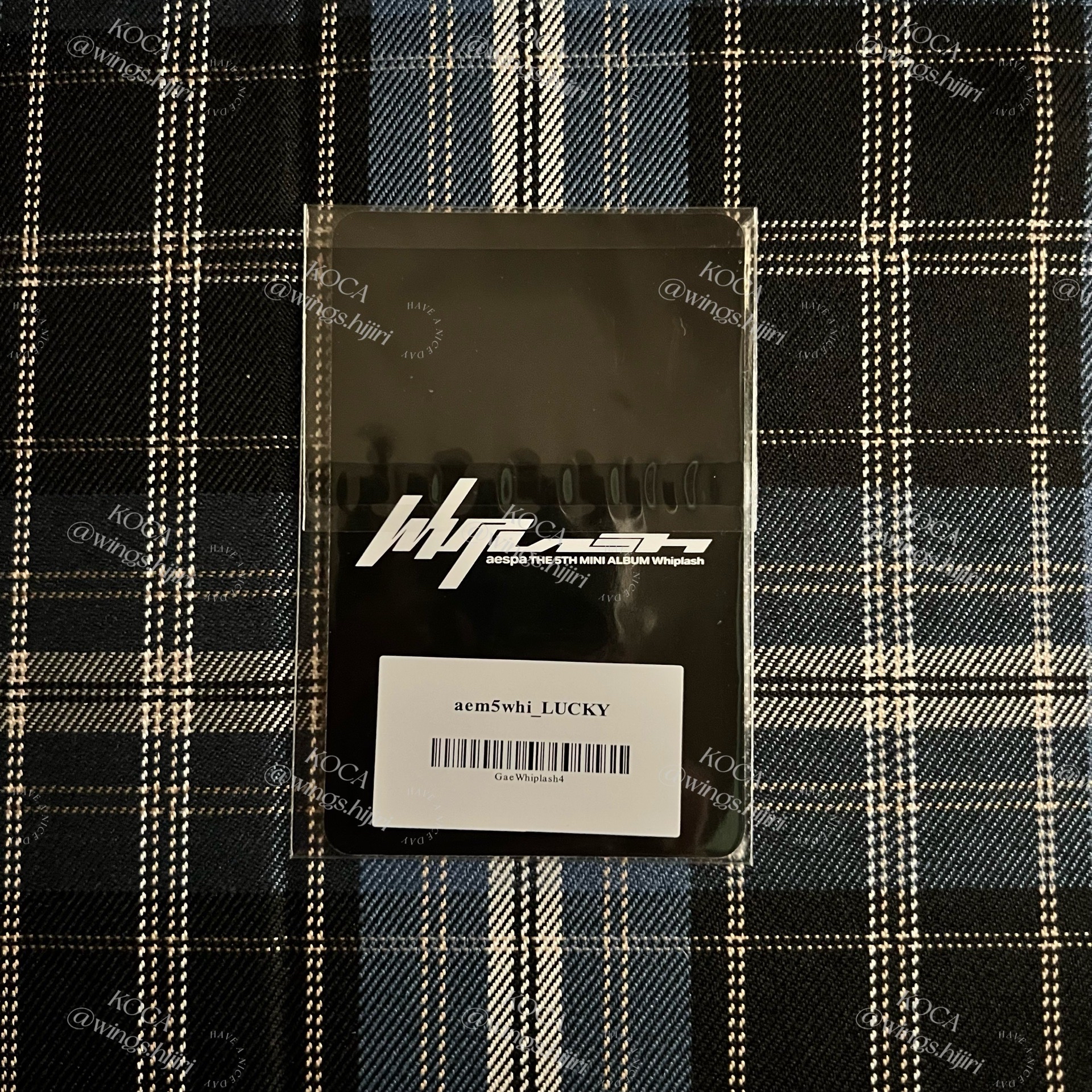 aespa | Whiplash SM 幸運卡 | NINGNING 寧寧