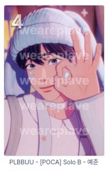 PLBBUU 藝俊 單人卡