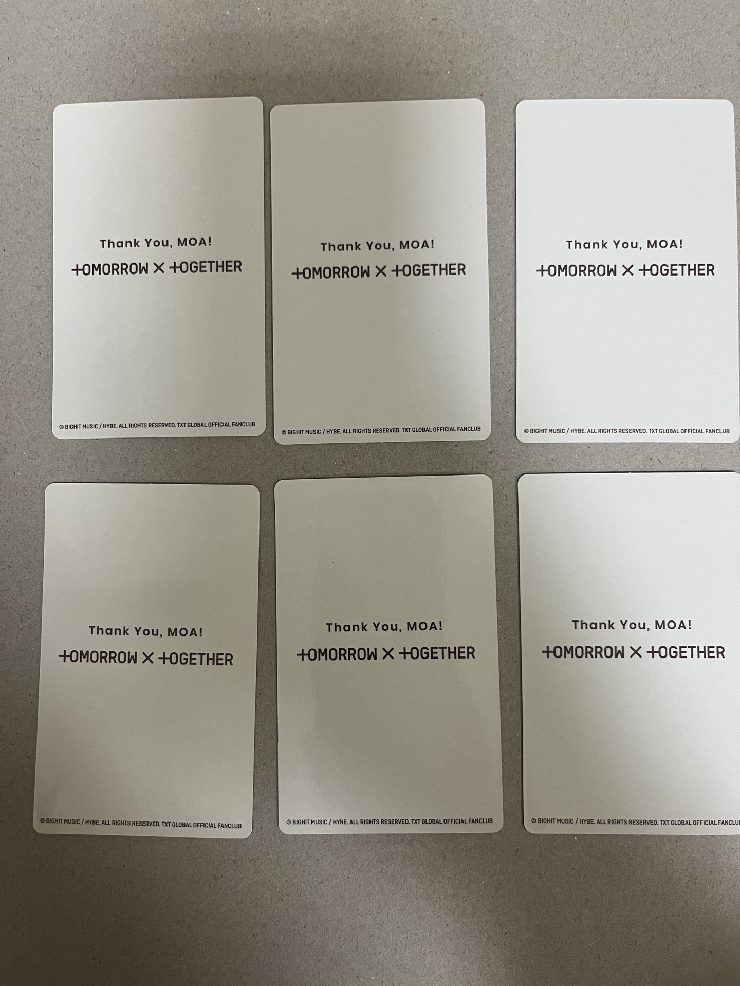 Txt  24巡迴 入會卡