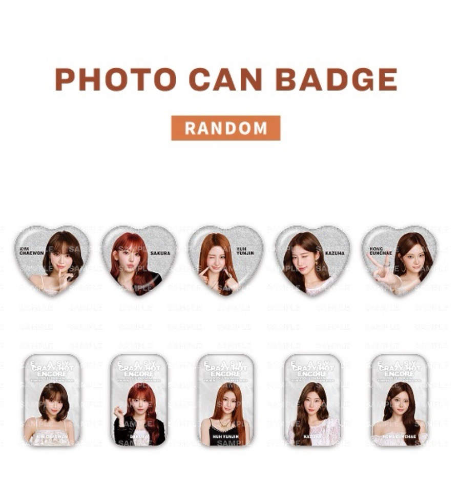 LE SSERAFIM 25‘巡迴 東蛋安可 徽章 隨機徽章