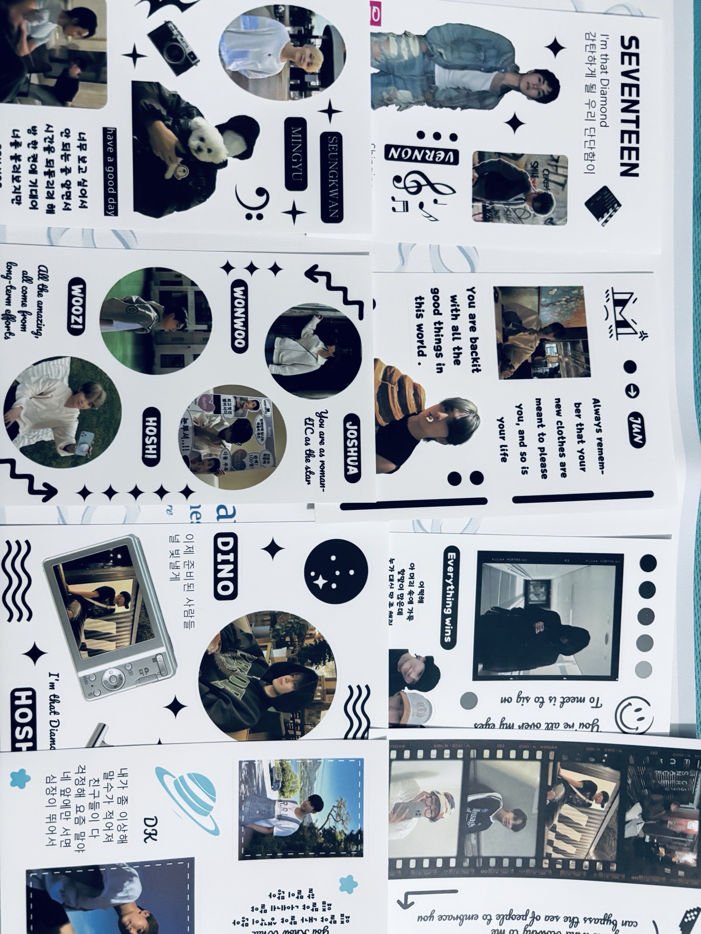 【女團/男團切膜貼紙/貼紙包隨心配】