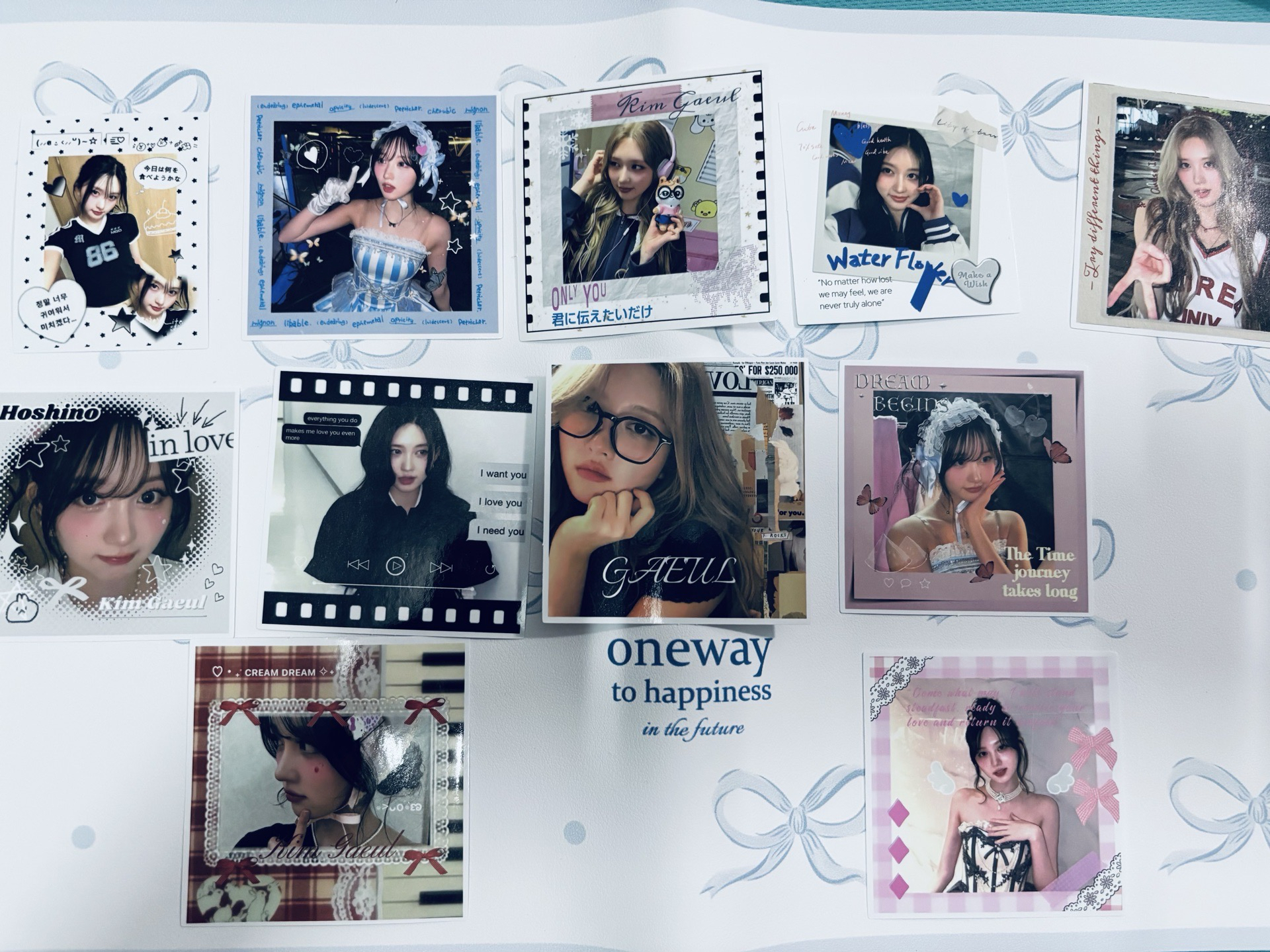 【女團/男團切膜貼紙/貼紙包隨心配】