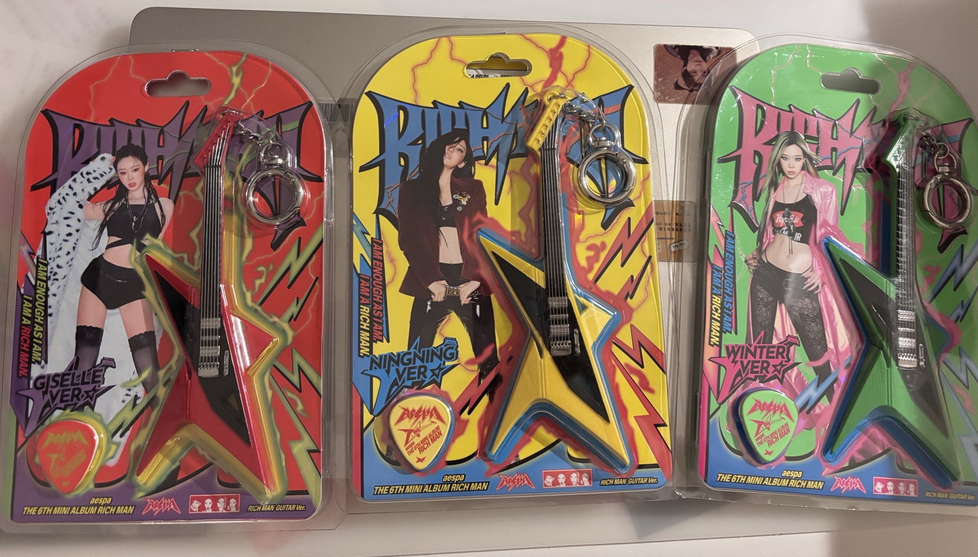 aespa rich man 專輯 guitar ver winter ningning giselle 未拆