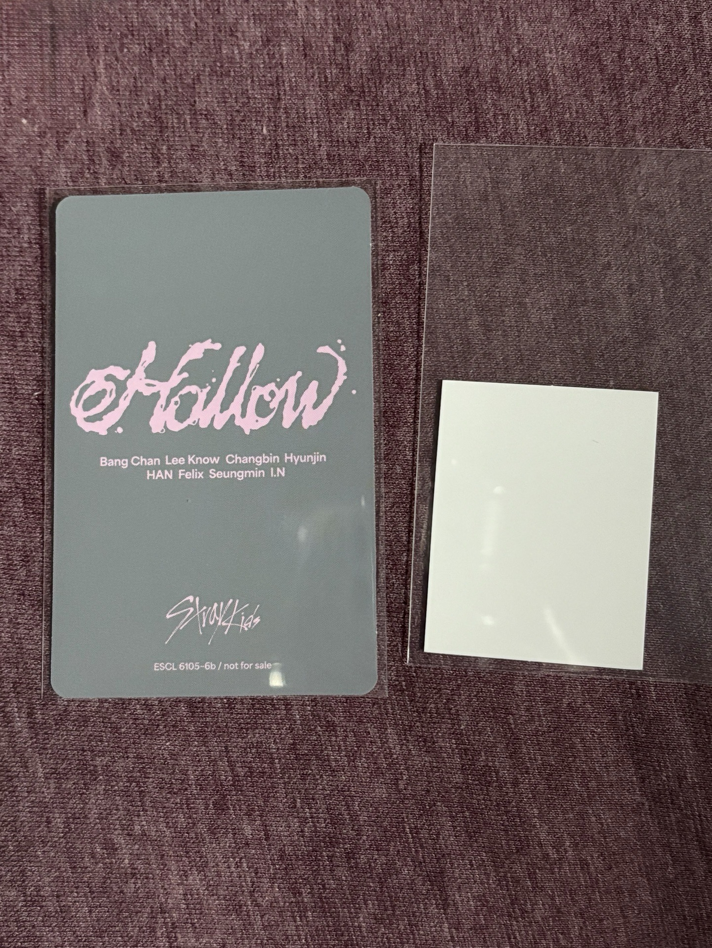 HOLLOW 彬 專輯小卡+證件照