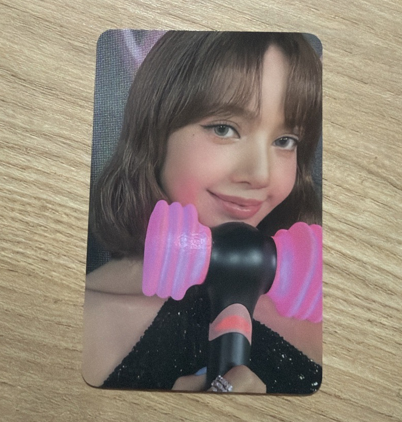 BLACKPINK🩷Lisa 手燈卡