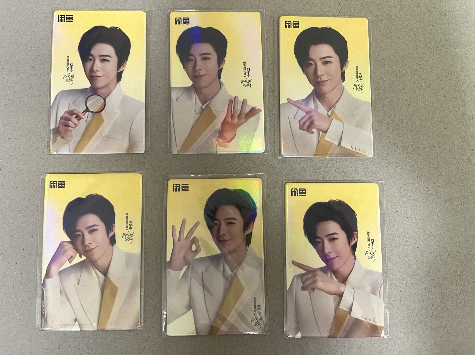 劉宇寧 閒魚代言卡