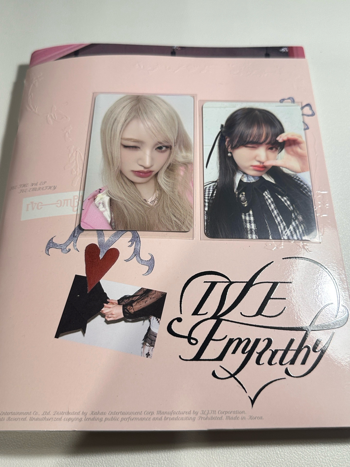 ive芙 叛愛empathy 新專 粉版專➕栗子liz專卡2張