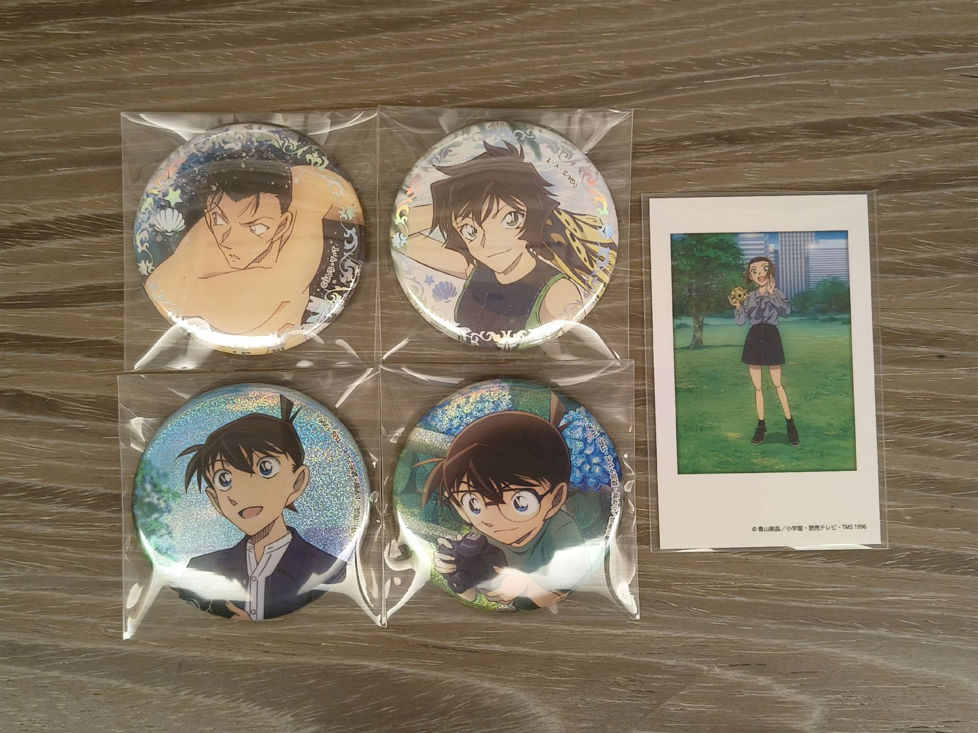 名柯 回憶系列徽章&小卡