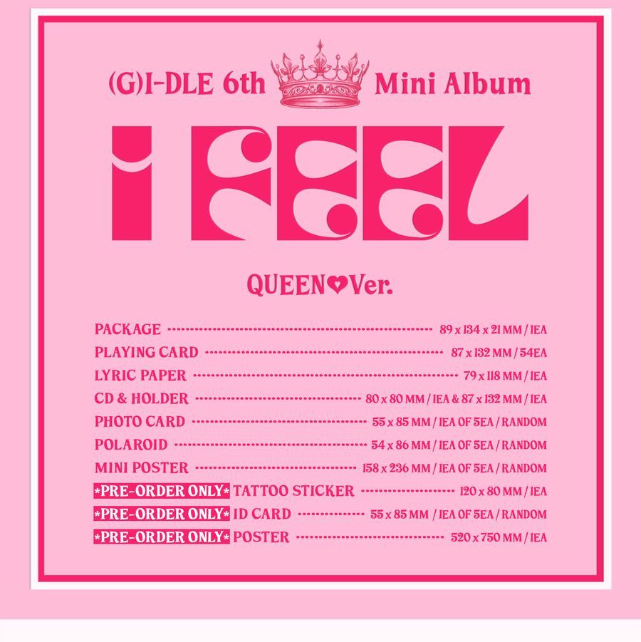 QUEEN版 專輯配置