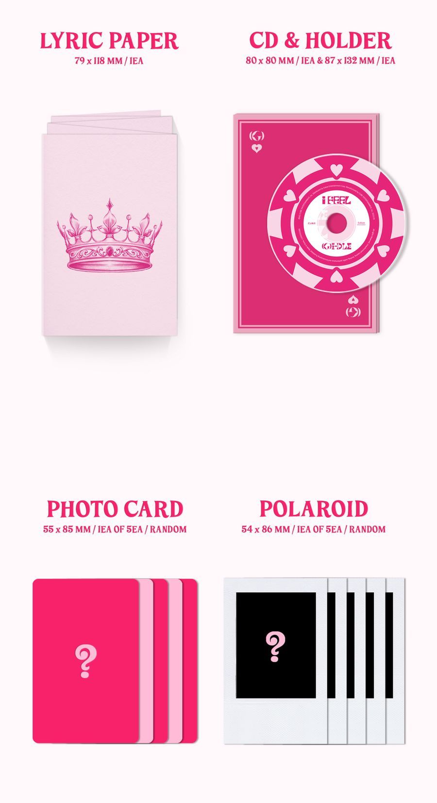 QUEEN版 專輯配置