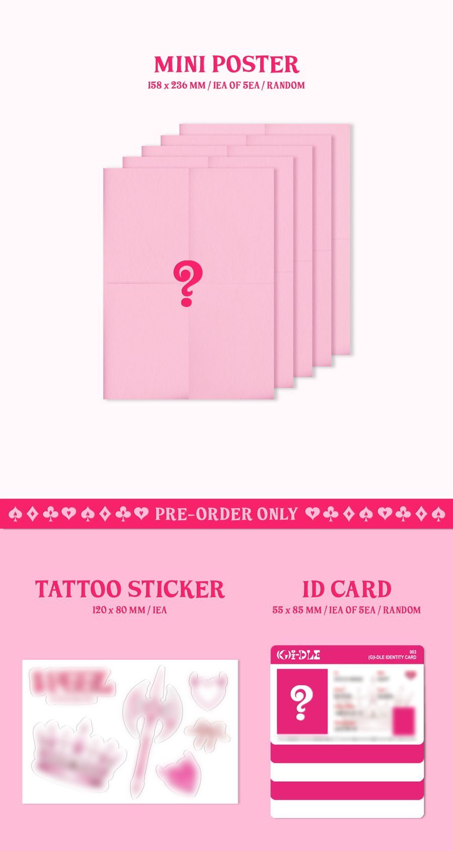 QUEEN版 專輯配置