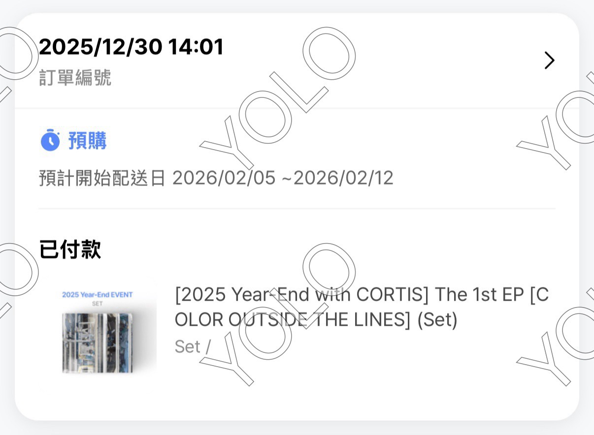 CORTIS 2025年末wvs特典卡 預購 yzy7.0 終場幸運卡 線下購買