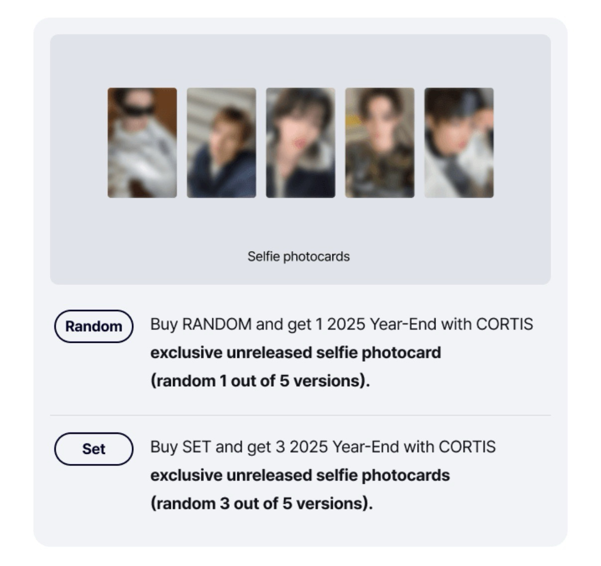 CORTIS Year-End Weverse專輯+特典