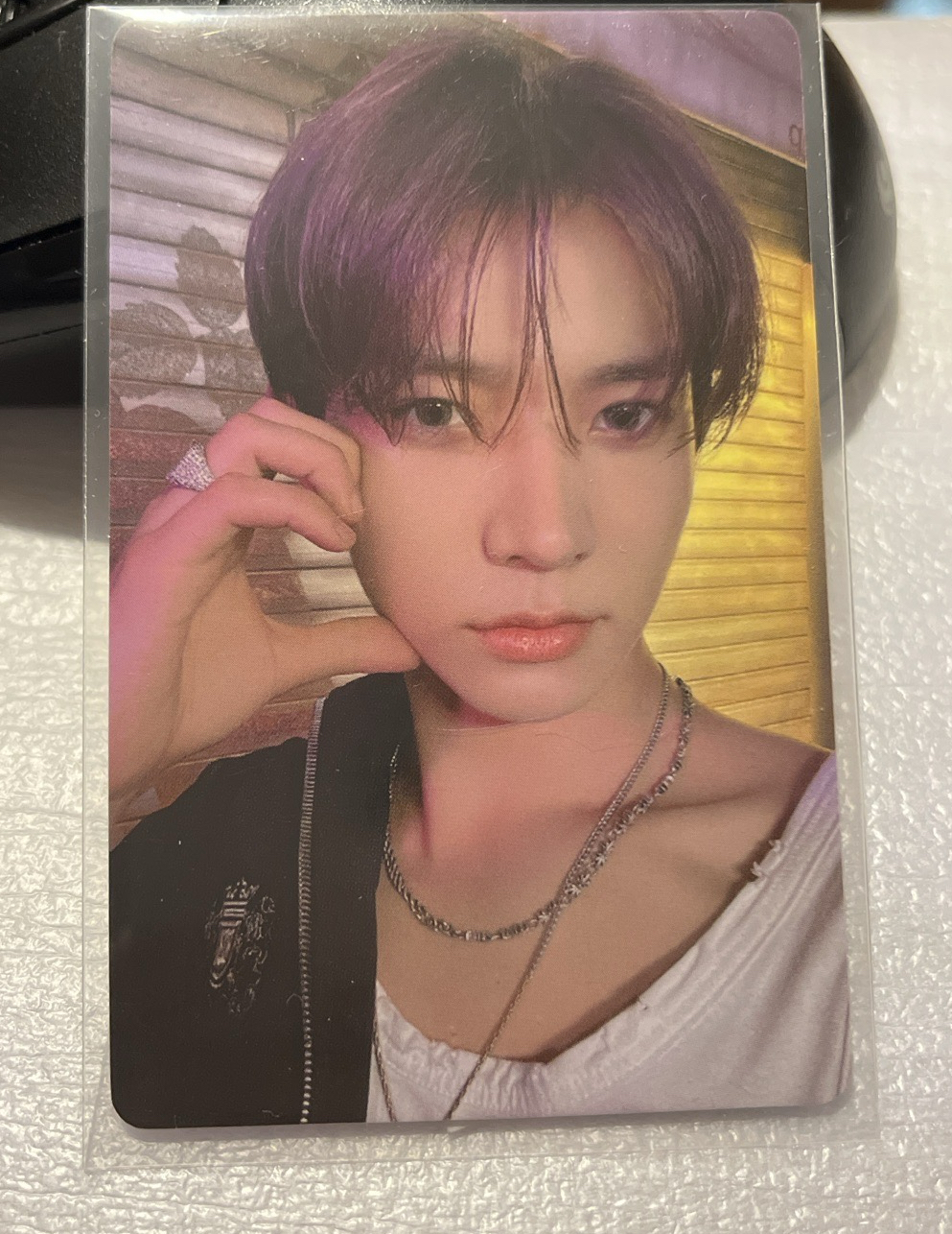 迷五 yzy 2.0 Heeseung 簽售卡 紫葡萄