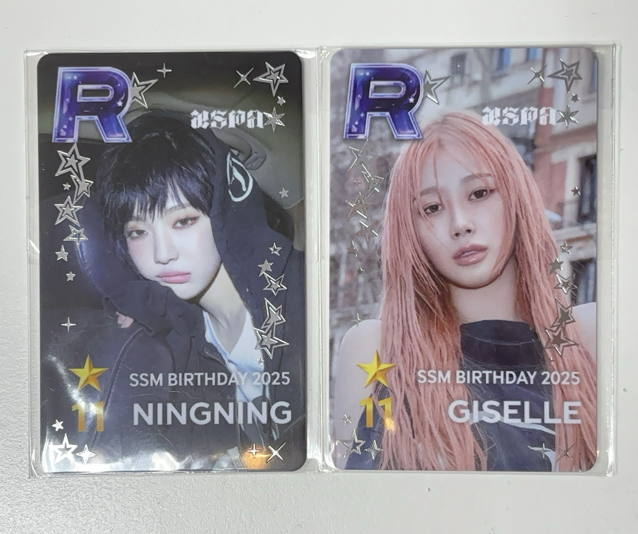 aespa SuperStarSM 11週年抽選遊戲卡