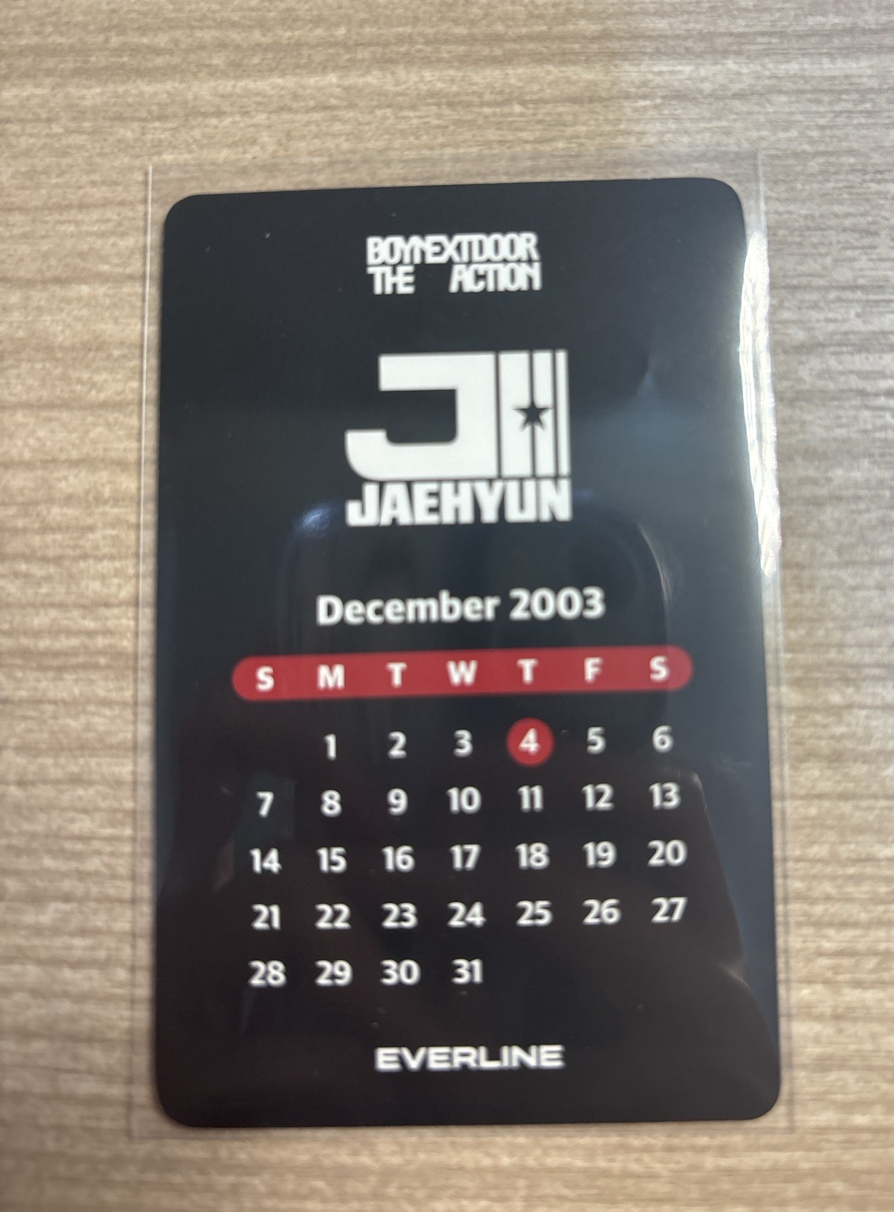 The action 明宰鉉 everline 特典