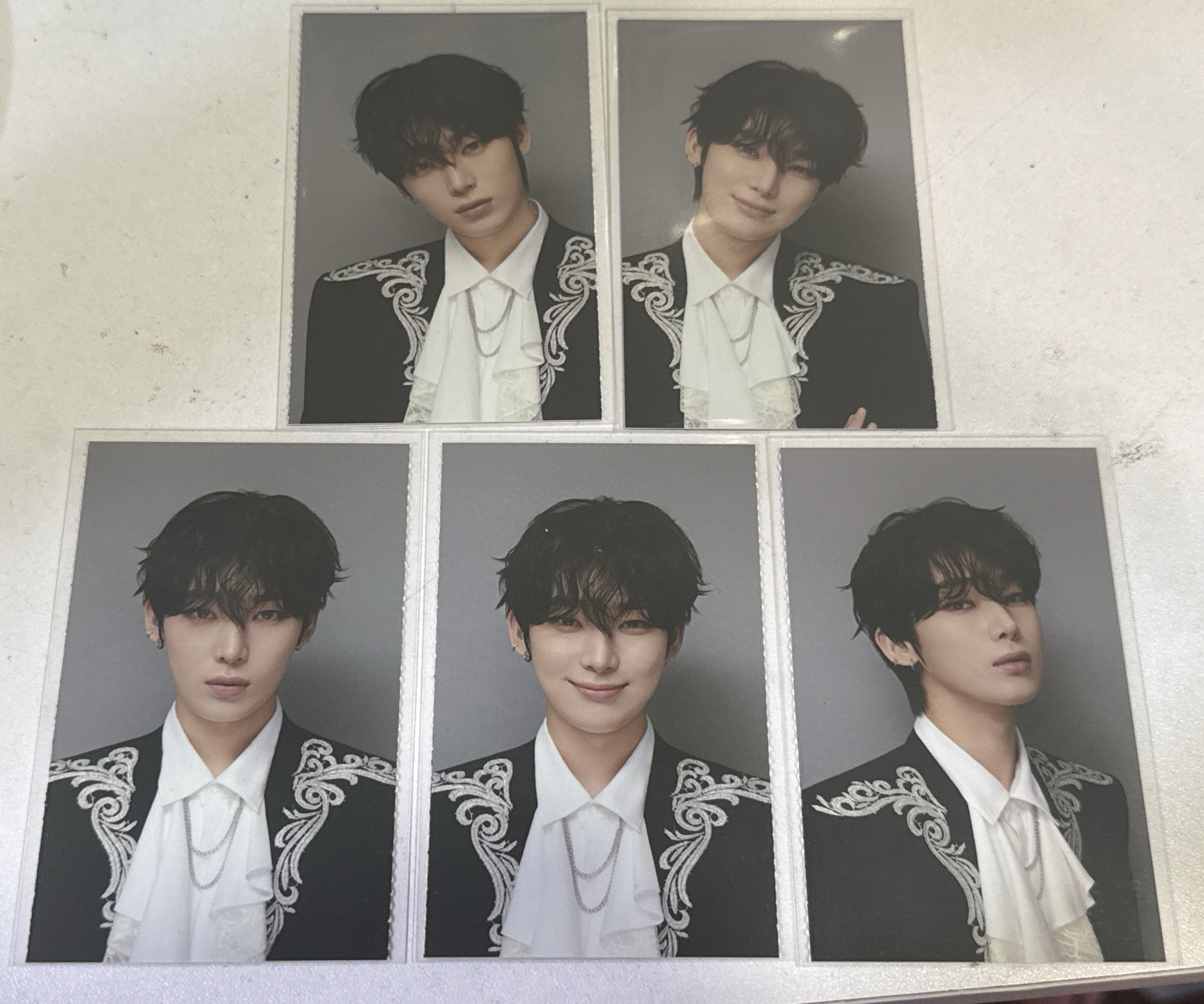 enhypen善禹五折疊 五折頁 暗月折疊卡場周