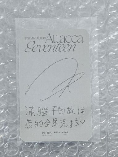 迷9 RICHINING 台灣 簽售卡 閃卡 中文卡背 WOOZI 