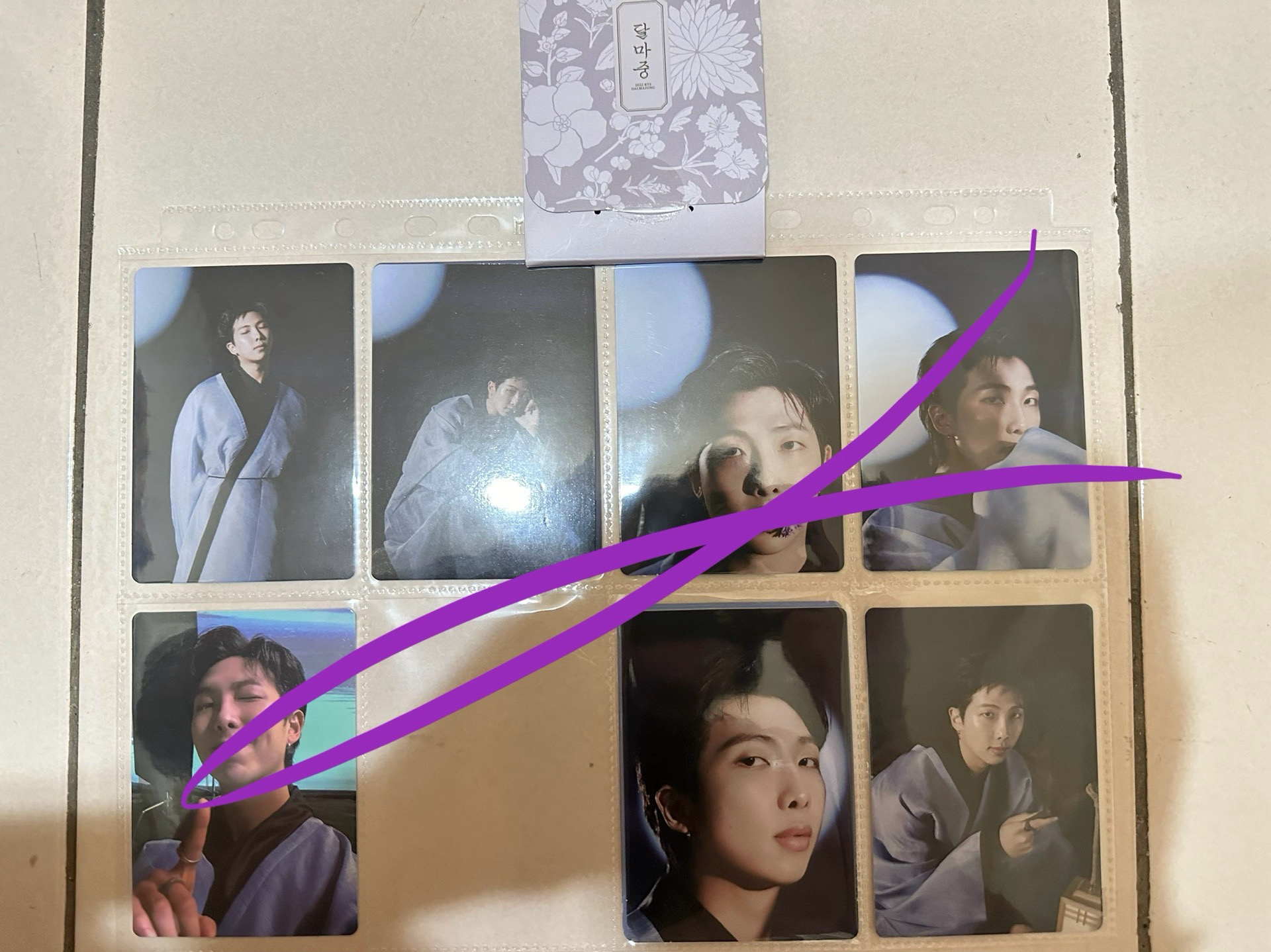 ［拆售］防彈少年團 BTS 2022 DALMAJUNG 中秋 隨機小卡組