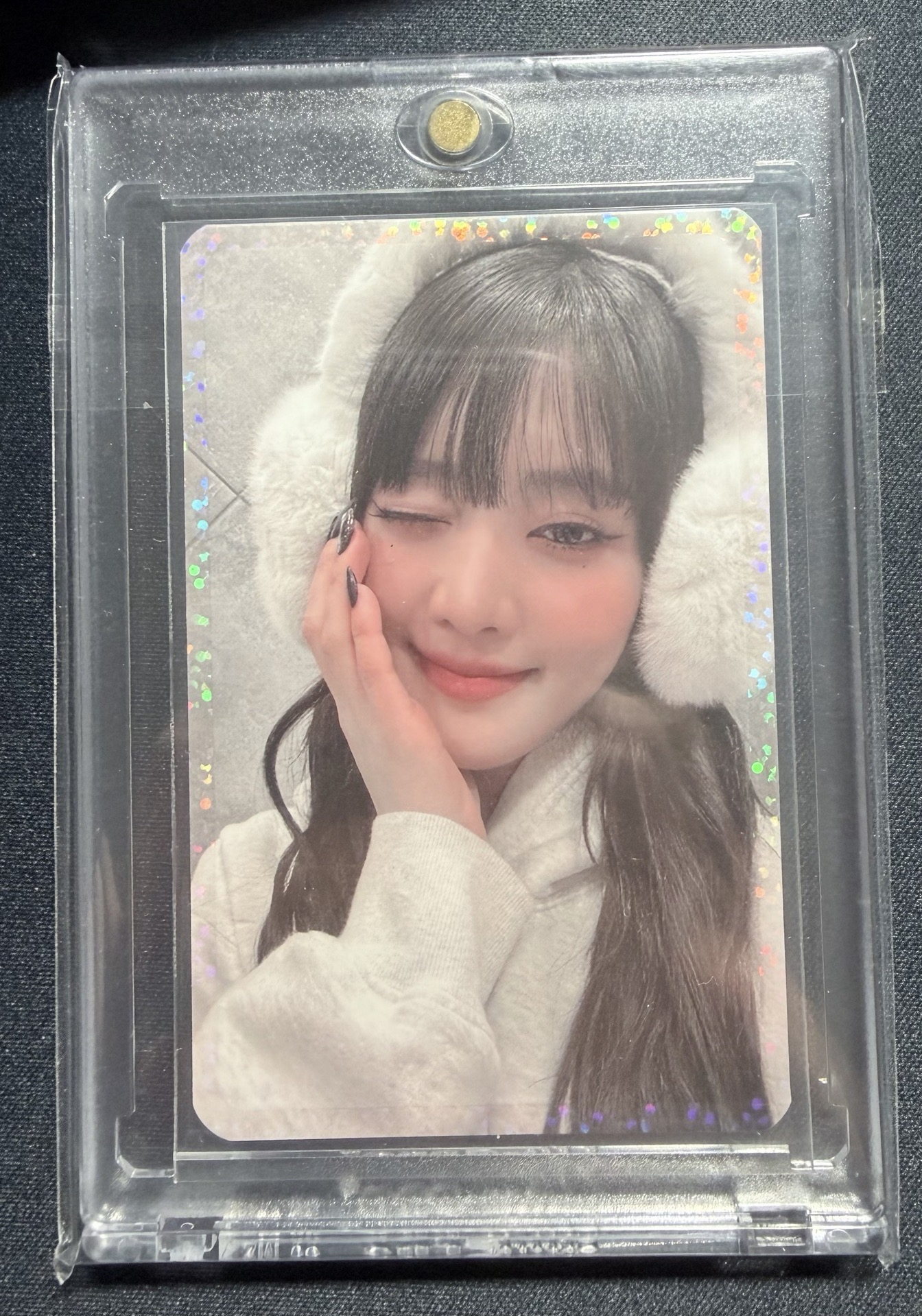 正規二 滿額卡 耳罩閃卡 親簽小卡