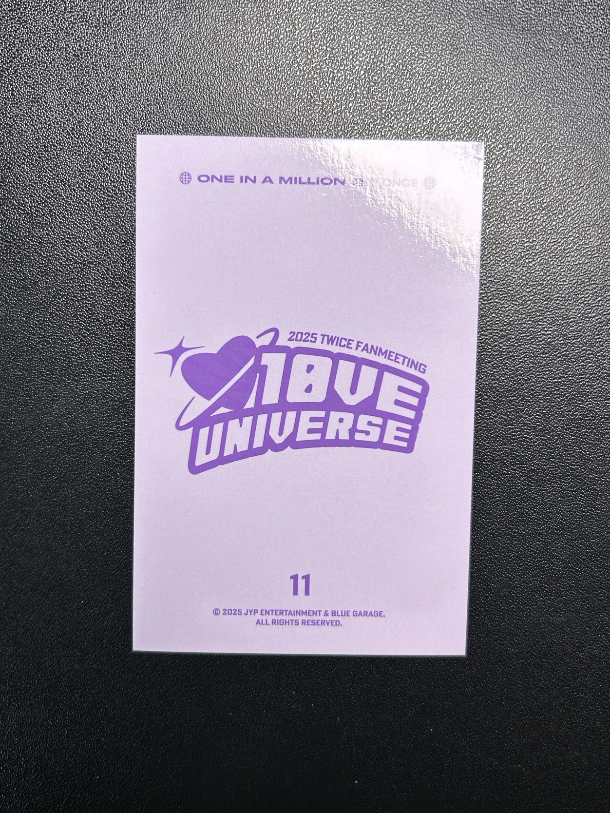 定延 十週年快閃店隨機小卡