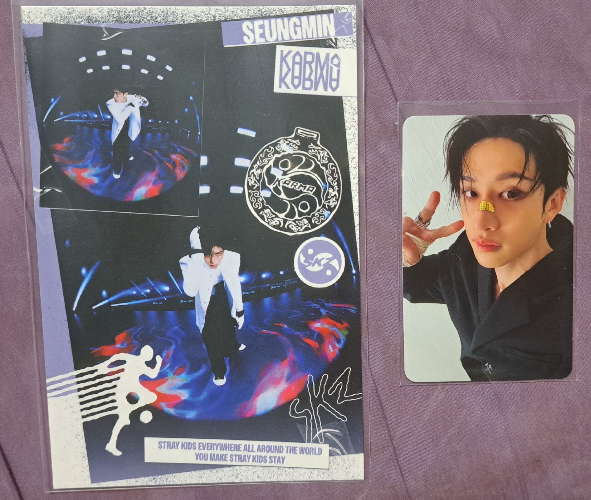 Stray Kids KARMA 單封 灿專卡+玟大卡