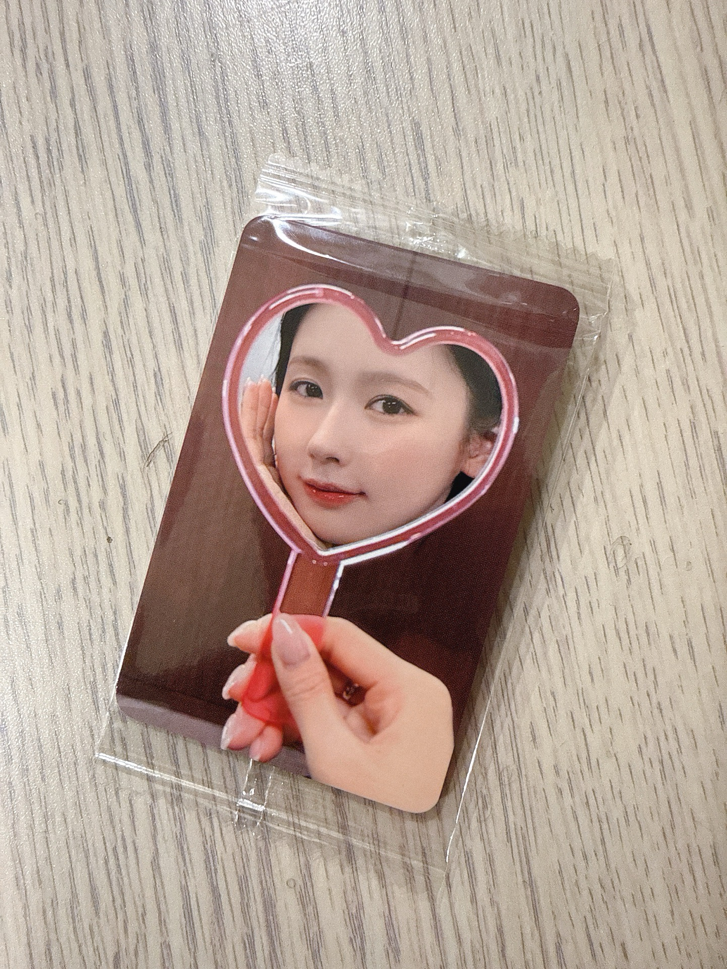 We are I-DLE k4 簽售卡 愛心鏡子 曺薇娟Miyeon 麵