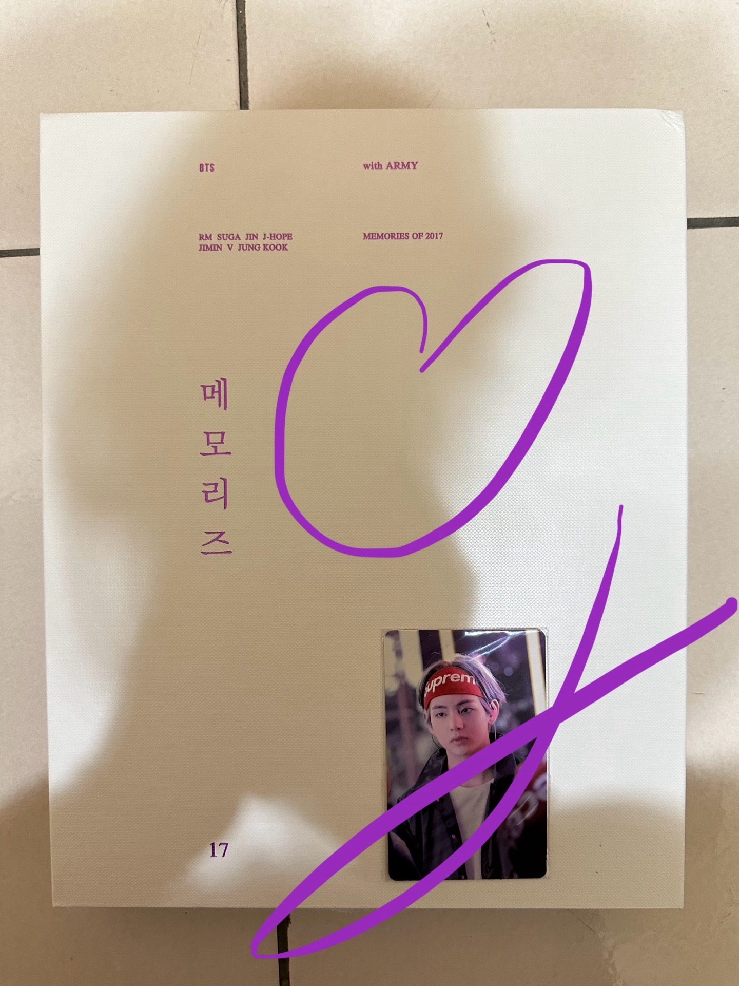 防彈少年團 BTS - BTS MEMORY OF 2017 回憶錄 5DVD (韓國進口版)