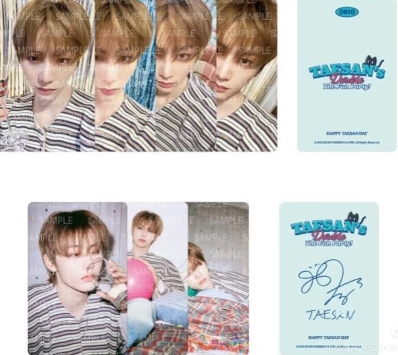 現貨25年 泰山未拆生日卡包[4固卡+1隨機卡]