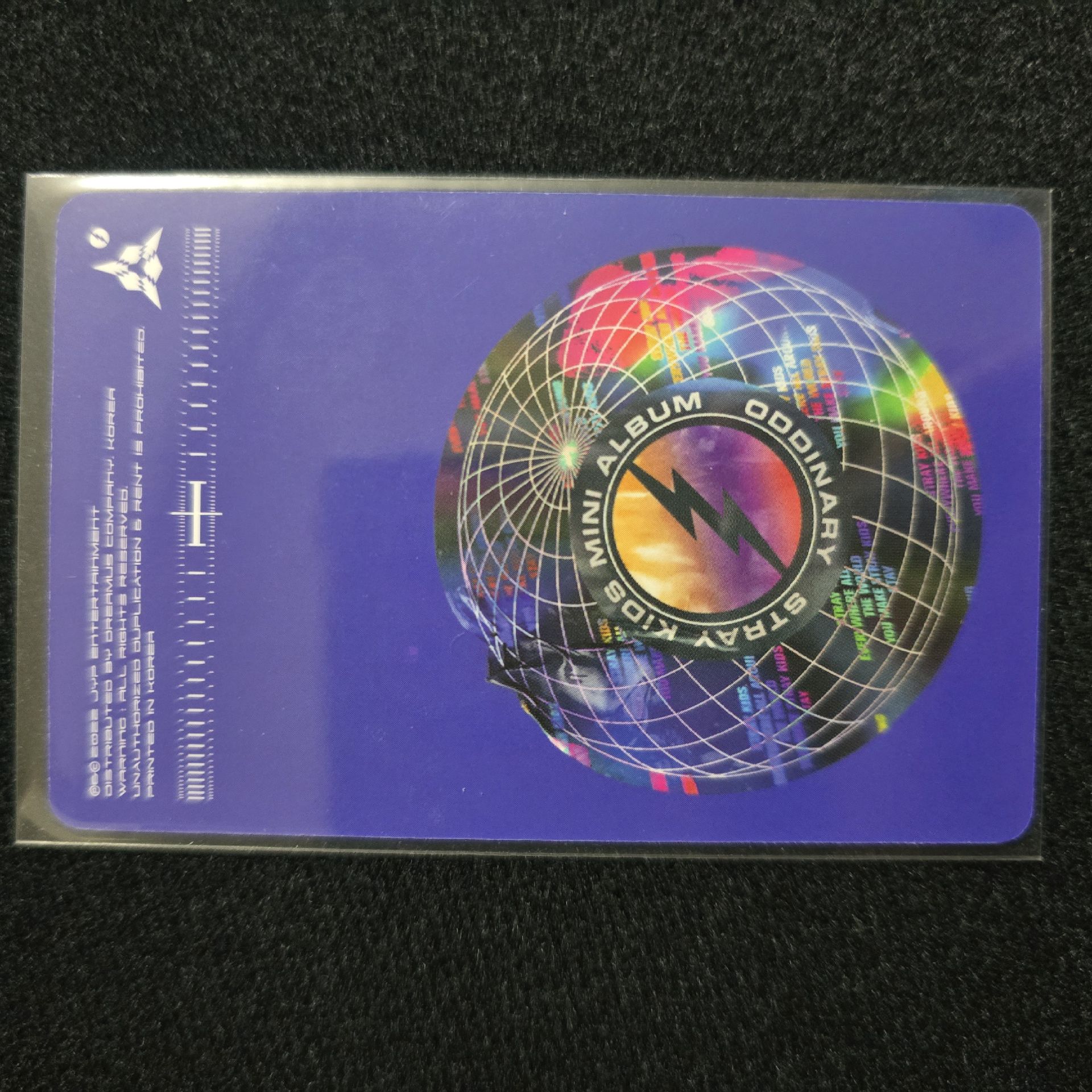 Stray Kids ODDINARY 專輯(藍版) 雙人卡🐰🦫旻城(Leeknow李旻浩 HAN韓知城)