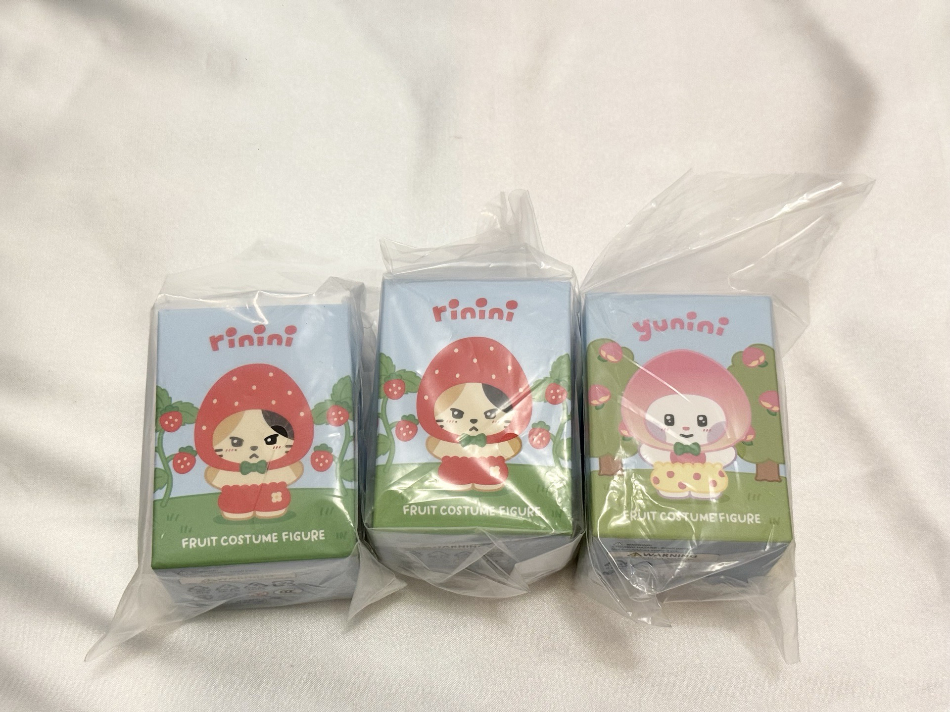 zeroni 水果 公仔 rinini yunini