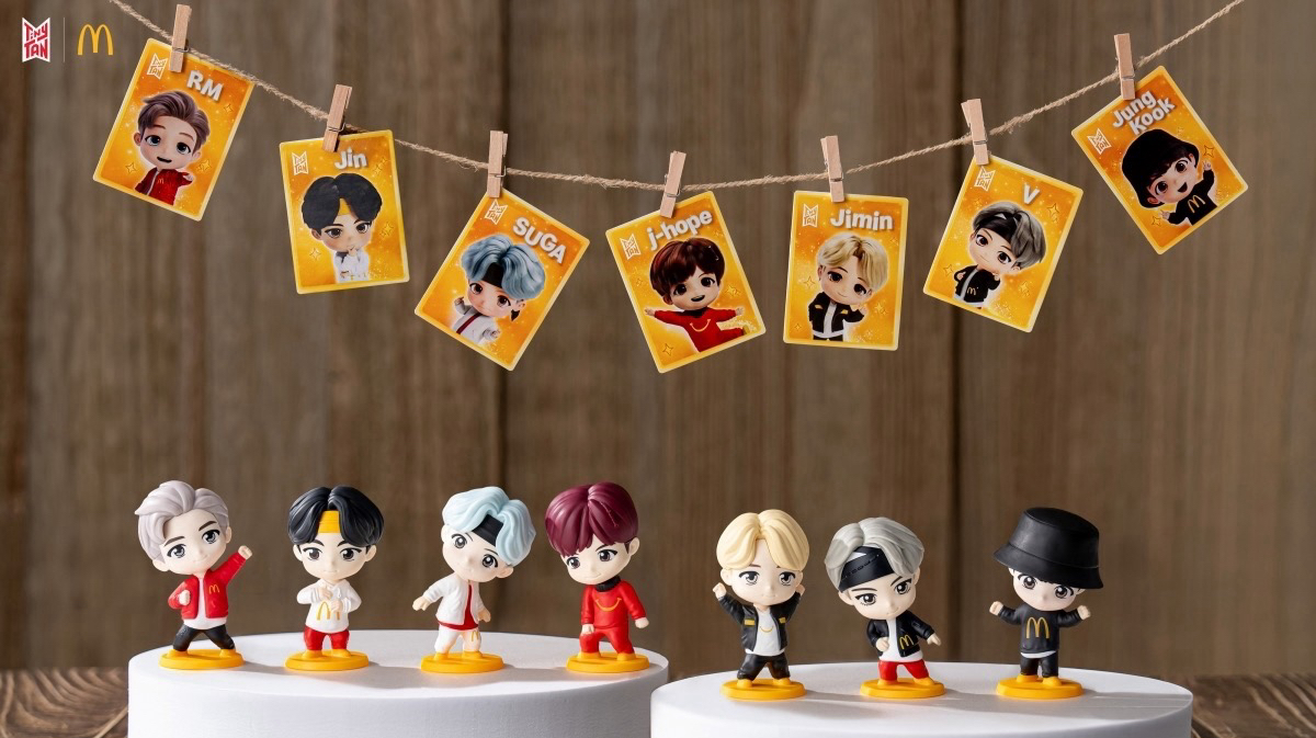 閔玧其｜SUGA 麥當勞公仔 有盒有卡