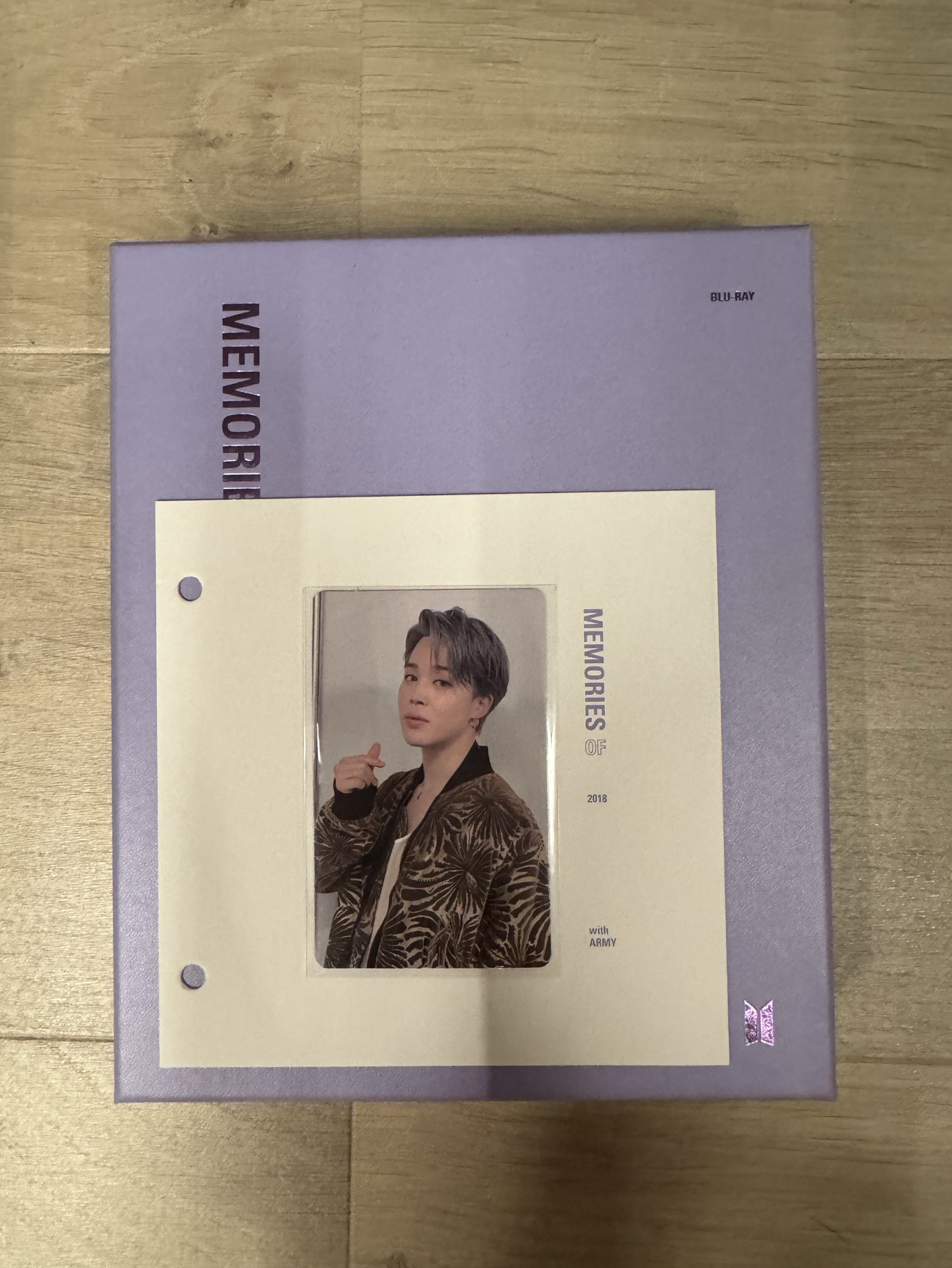 BTS 防彈少年團 Jimin 智旻 2018藍光回憶錄全專 18藍旻 小卡