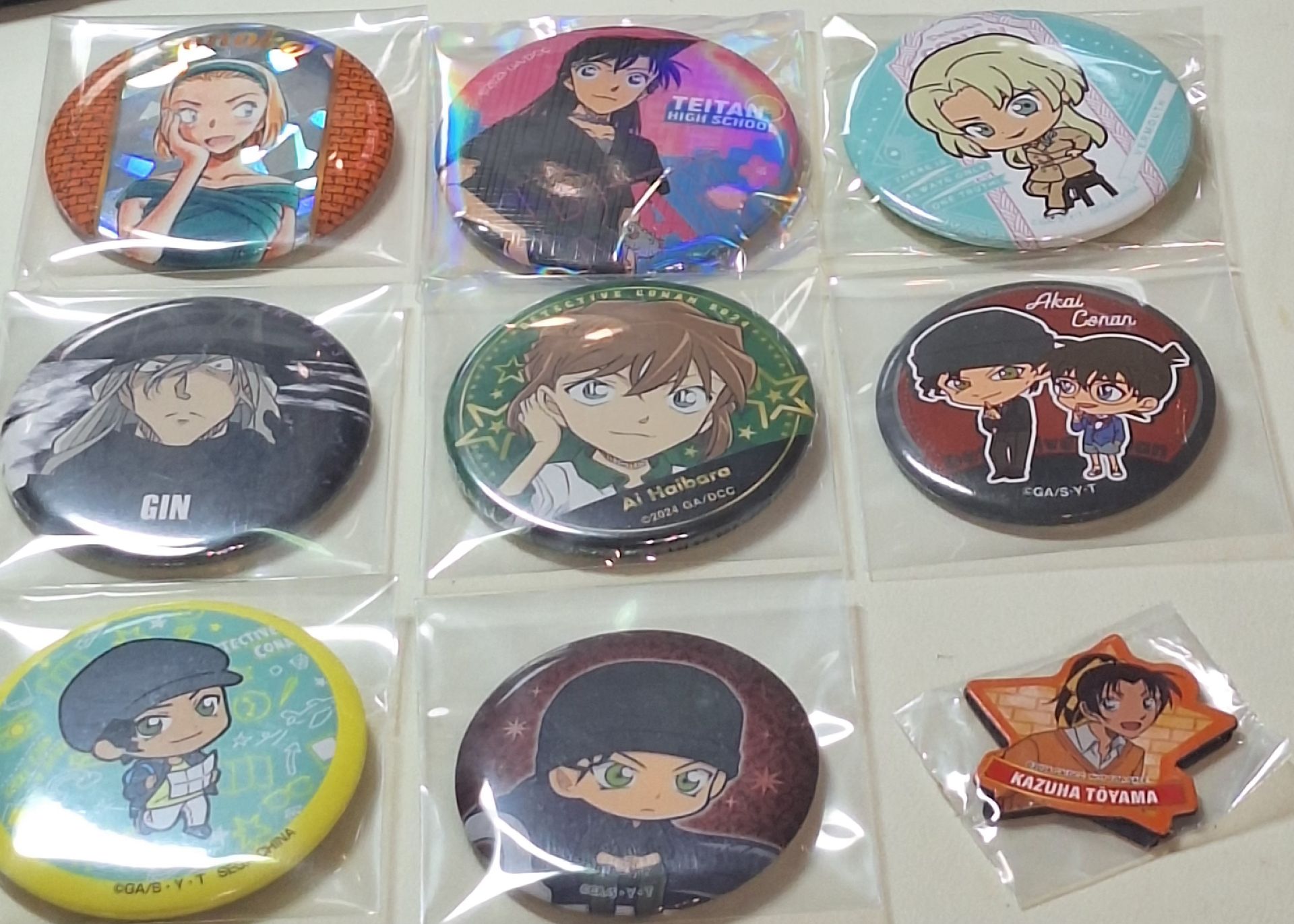 名偵探柯南 園子小蘭貝姐琴酒赤井和葉