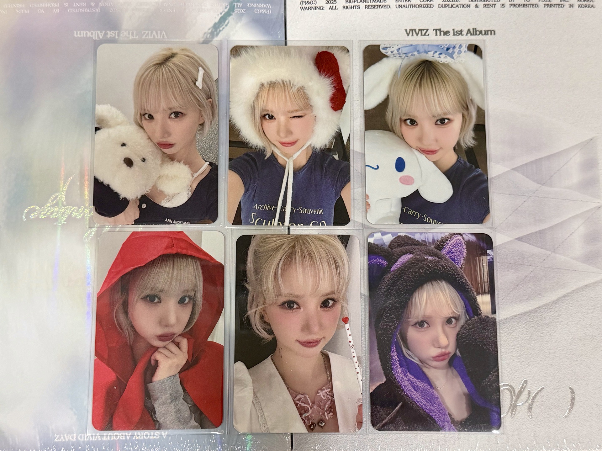 VIVIZ正規一特典 銀河 狗狗 大耳狗 凱蒂貓 黑貓 小紅帽 愛心鉛筆