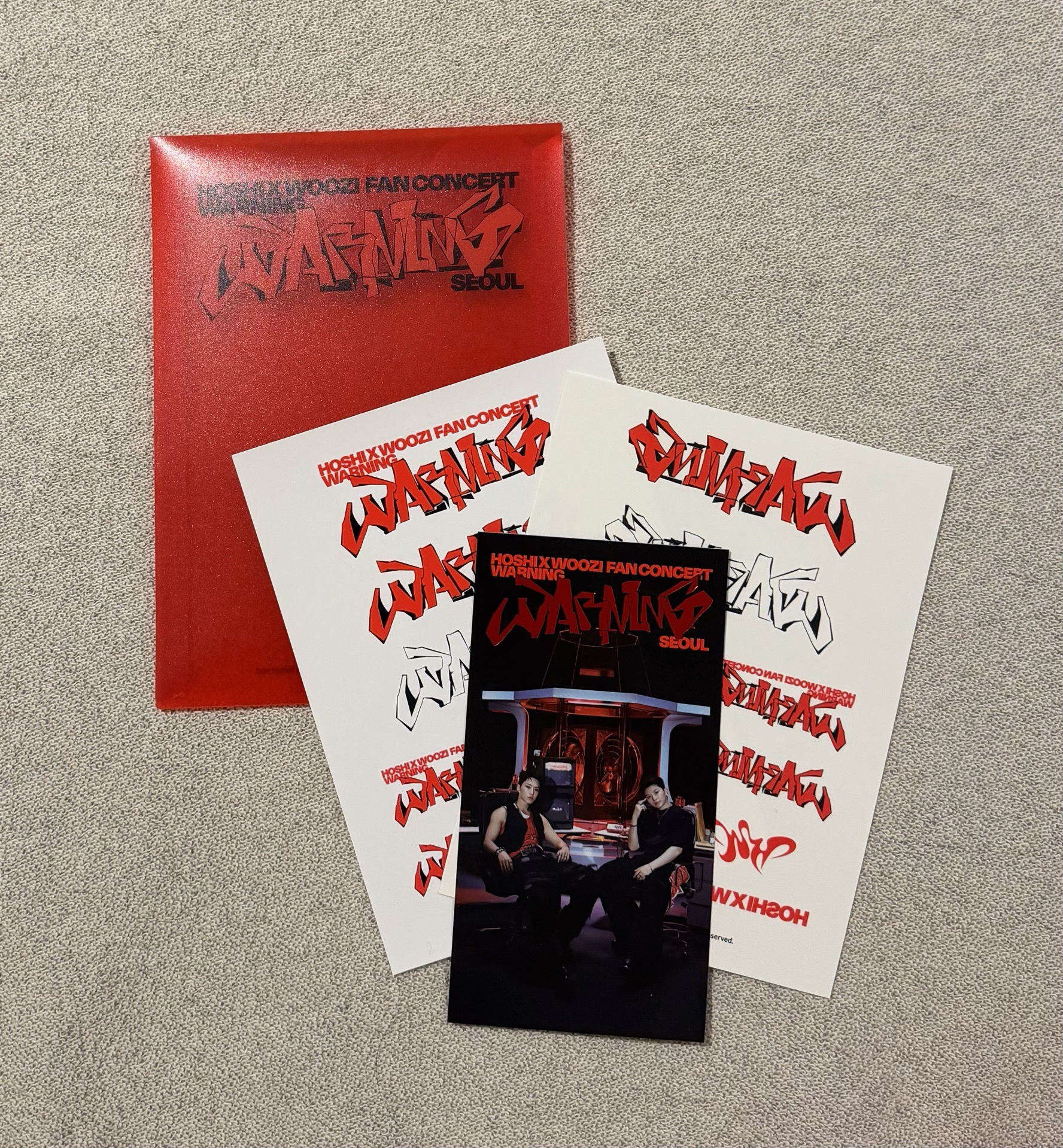 HxW WARNING 首爾票卡組