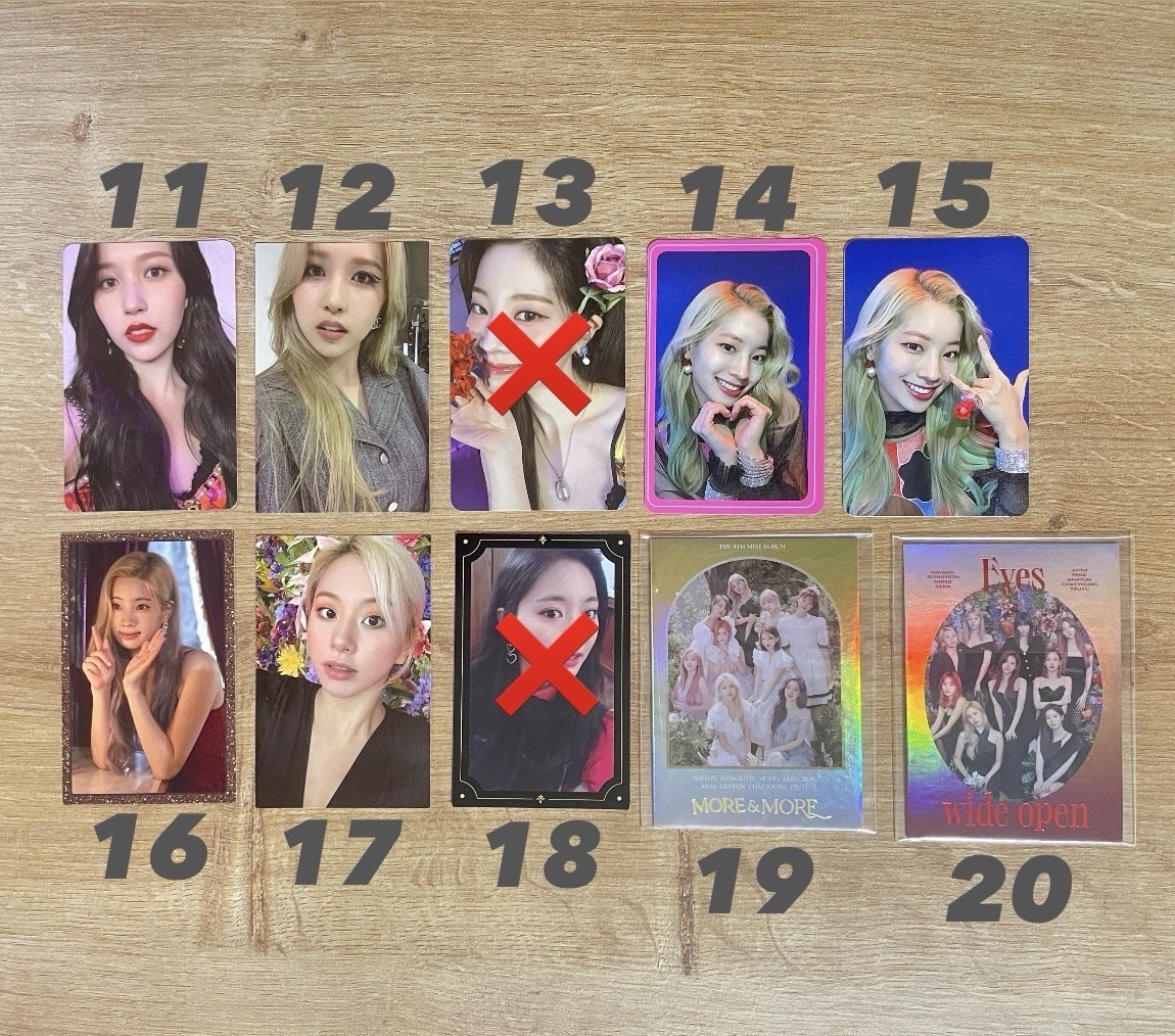 TWICE 專卡💖ID卡 變化卡 金卡
