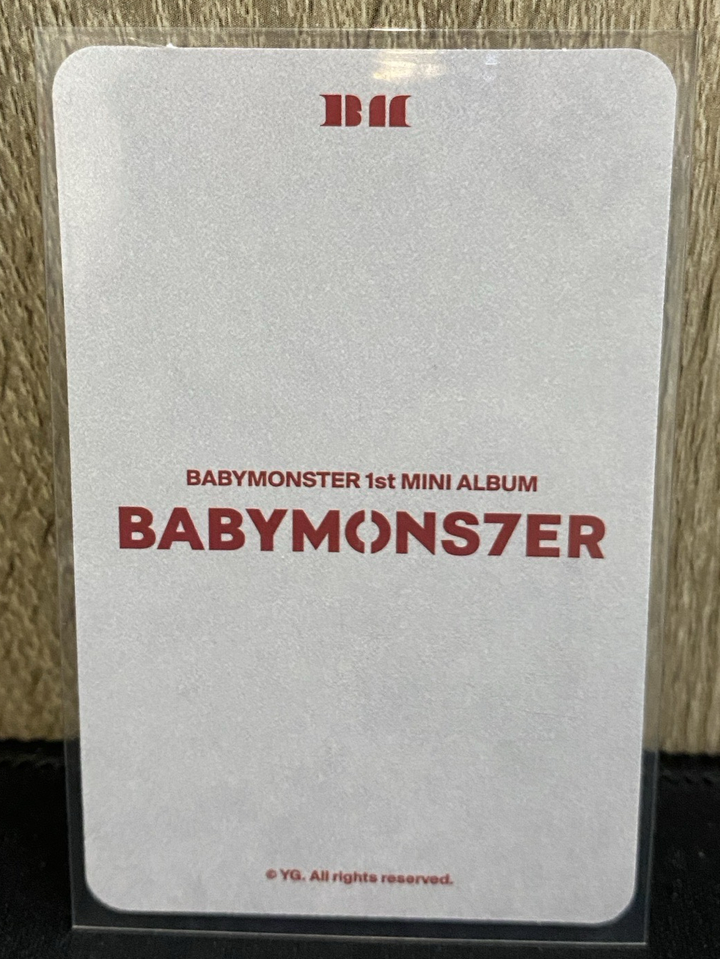 BABYMONSTER🦥 露 YG幸運卡