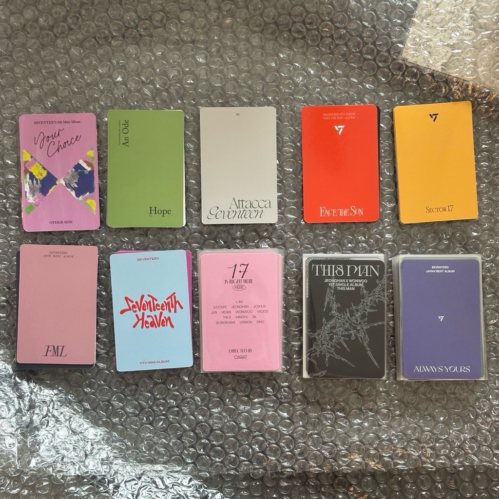【隨機卡包】Seventeen 150元 10張 卡包 哲漢秀俊榮圓勳八奎碩寛率燦 抽卡 福袋