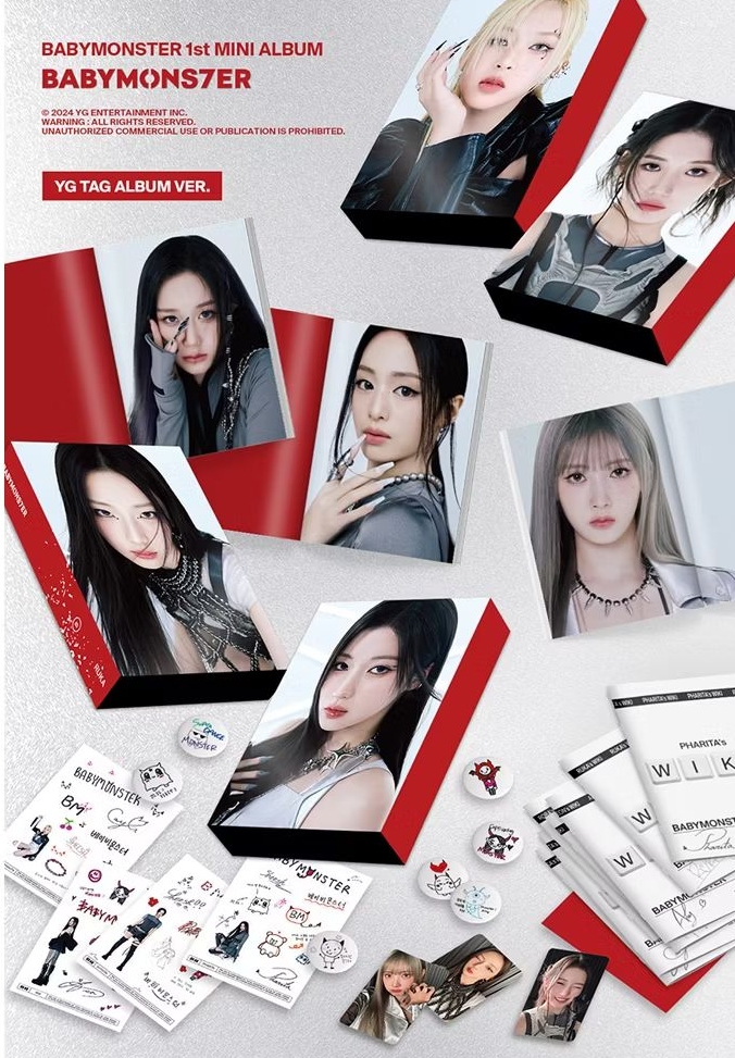 Babymonster出道專含預購特典+YG特典