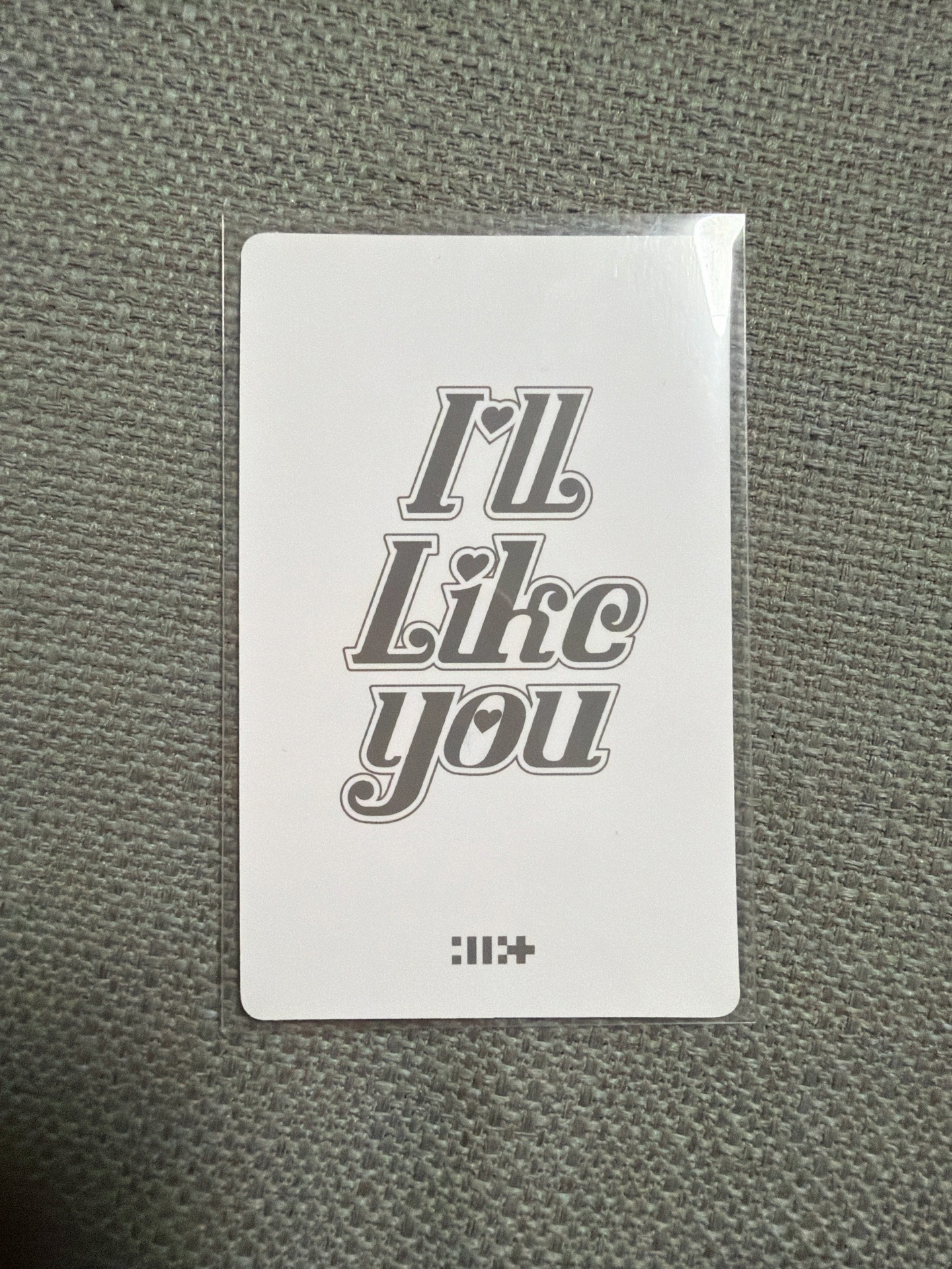 I'LL LIKE YOU 專輯卡 GLLIT ver.（Iroha)