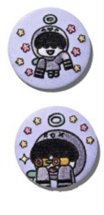 「確認款」日限定刺繡徽章-哼寧