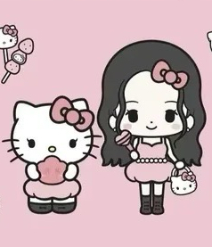 HELLO KITTY X JISOO