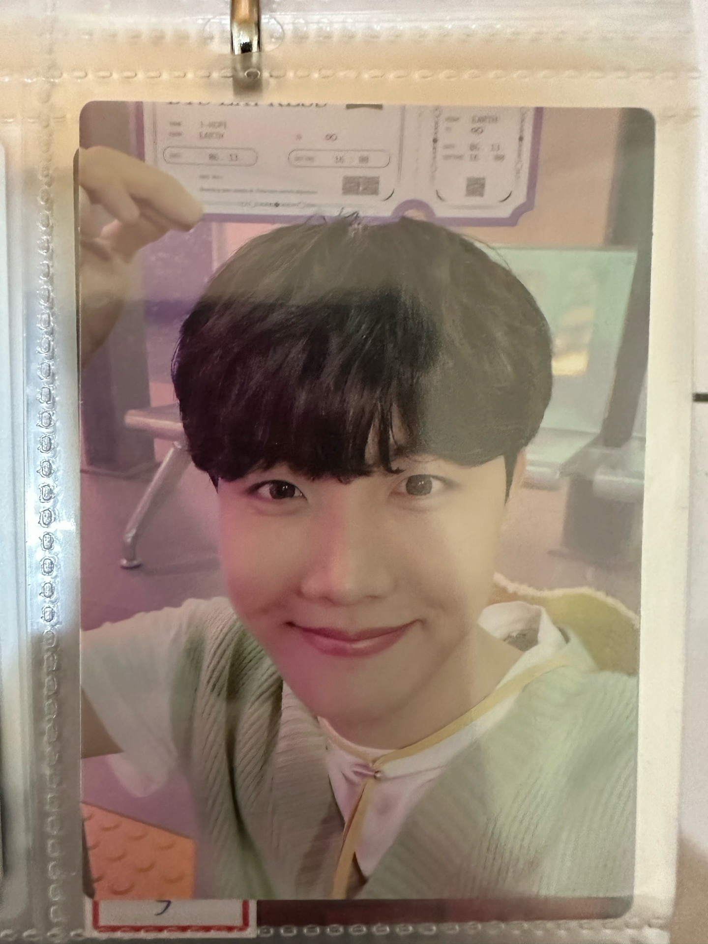 J hope 自拍卡