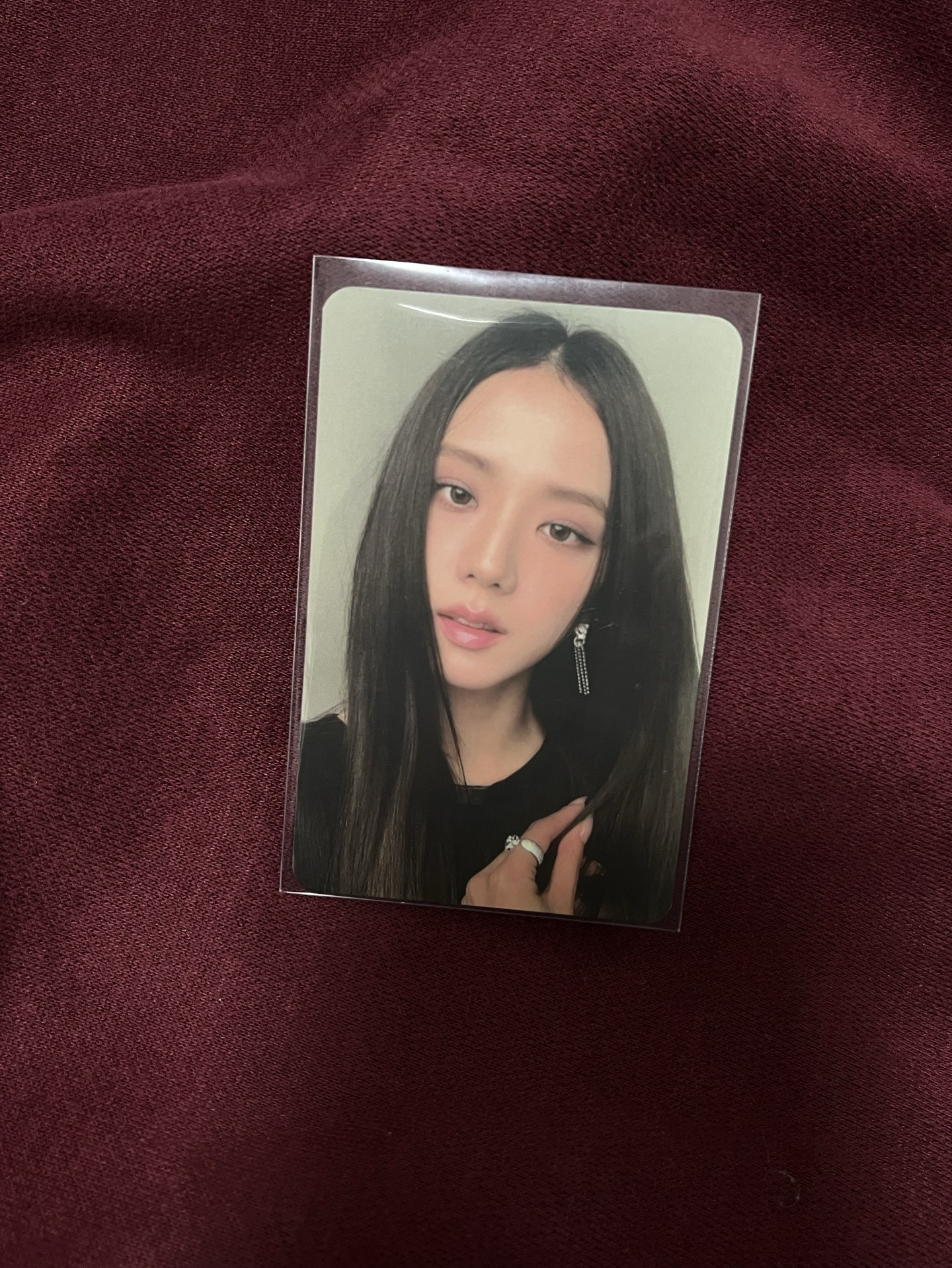 THE ALBUM k4 特典卡 直髮秀、貝雷帽秀